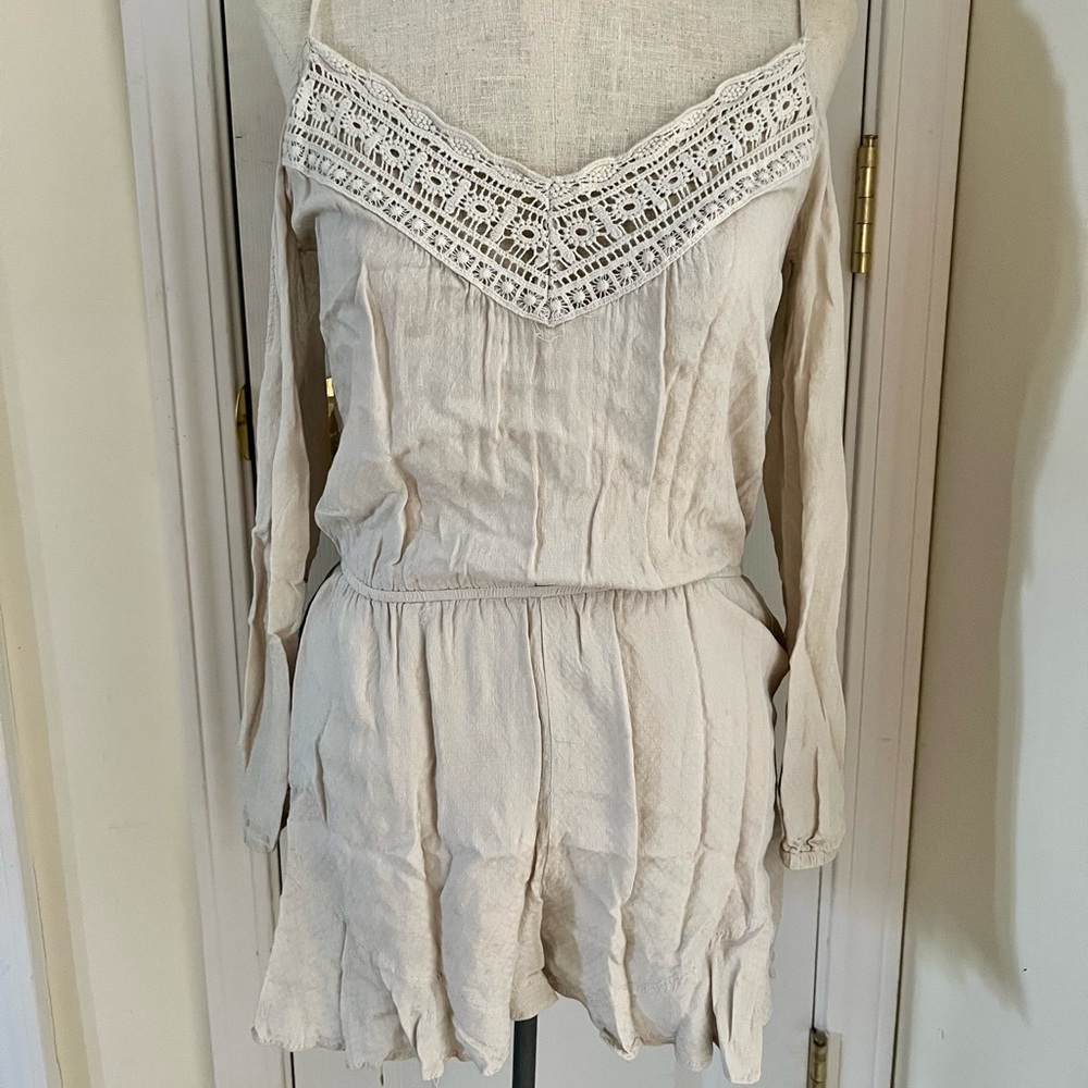 Ecote, off the shoulder, Beachy ROMPER